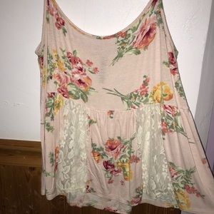 Floral tank top